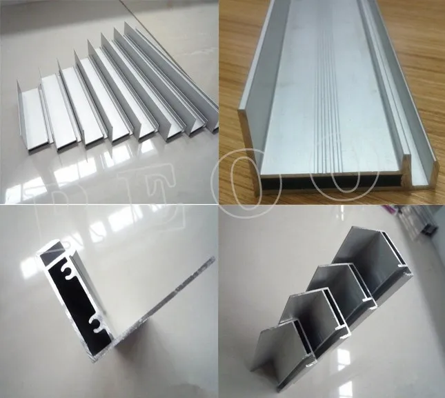 Aluminum frame for soalr panels
