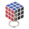educational cute puzzle toy 3.5cm mini plastic 3x3 speed cube with keyring