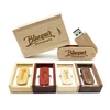 Personalized Custom Swivel Maple Wood USB Flash Drive Photography Gift Box With Free Logo Engraved