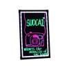 POP Poster Flashing LED Acrylic Sign Board Led Message Board Acrylic Sign Board Lights up Your Messages like Neon or Sign