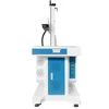 Automatic Lifting CNC Split Type Fiber Laser Marking Machine With Rotary Attachment For PE PVC PP