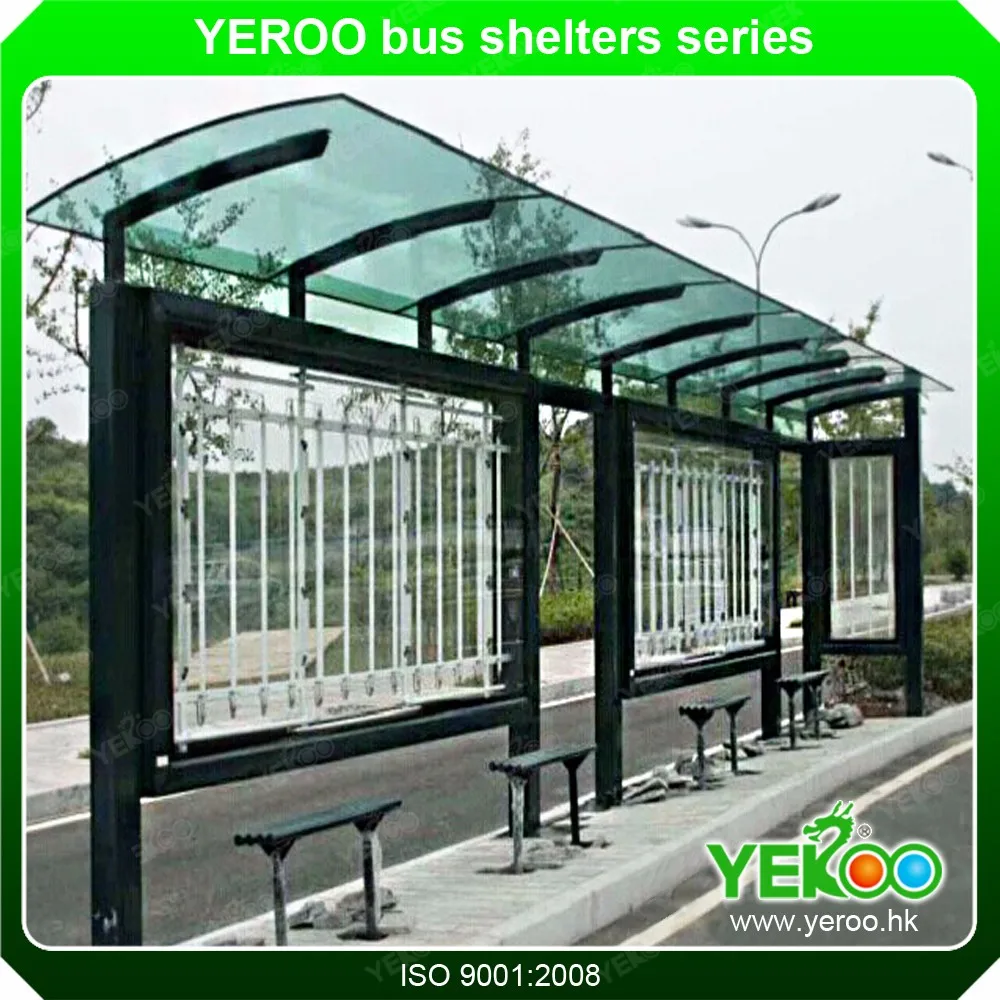 product-Outdoor modern street furniture Bus Stop Shelter bus shelter-YEROO-img-6
