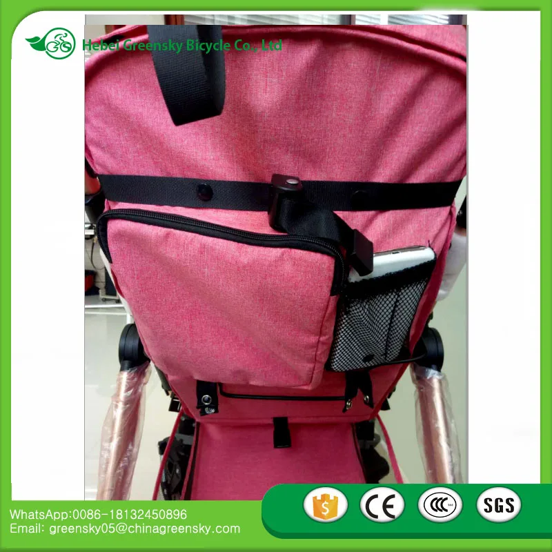 poussette 2 en 1 rose