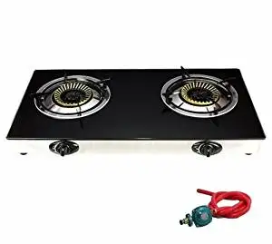 2 Burner Stove Gas Propane Range Tempered Ignition Camping Outdoor Glass Cooktop 2 Burner Stove Gas Propane Range Tempered Ignition Camping Outdoor Glass Cooktop