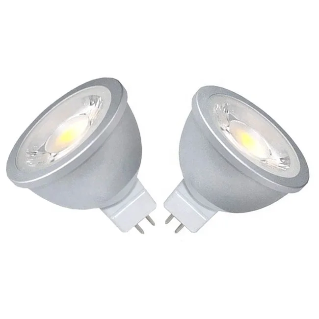 High Luminous Efficiency 100lm/w MR16 LED Bulb Cold Forging Aluminum Lamp Housing With Triac Dimming 6W GU10 COB Spotlight