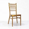 Cheap Stackable Golden Chiavari Chair For Hotel