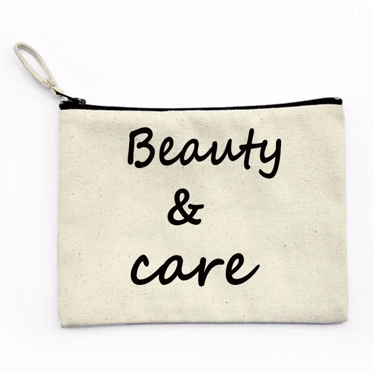 white makeup pouch