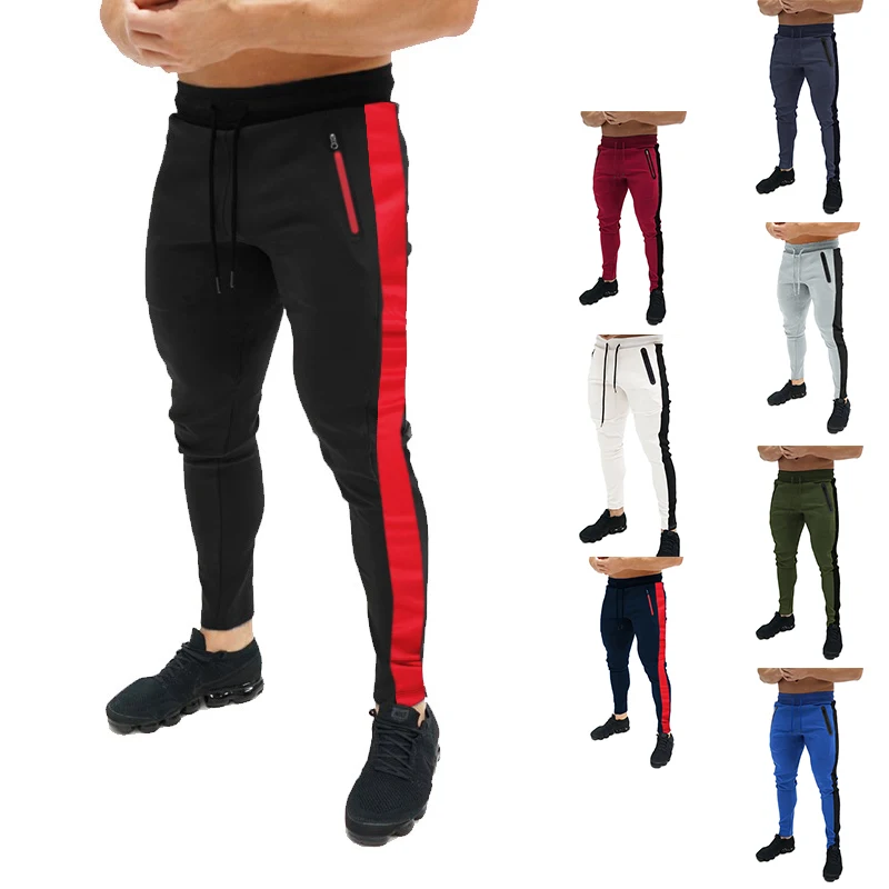 

Wholesale Fashion European Slim Fit Sport Taped Pocket Design Bulk Men Jogger Pants,men jogger sweatpants