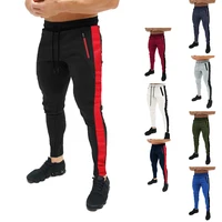 

Wholesale Fashion European Slim Fit Sport Taped Pocket Design Bulk Men Jogger Pants