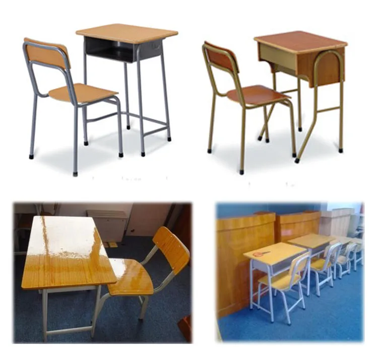 Solid And Durable Classic School Desk And Table Student Study In