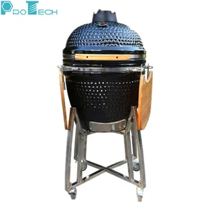 Reasonable price professional 27'' freestanding bbq grill big black egg kamado grill