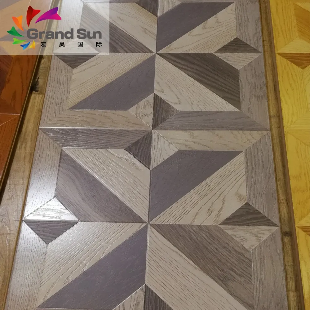 Low Cost Parquet Laminate Wood Flooring Tiles Made In Shandong