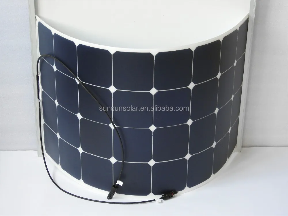 High Efficiency 150 Watt Sunpower Flexible Solar Panels Camping Use