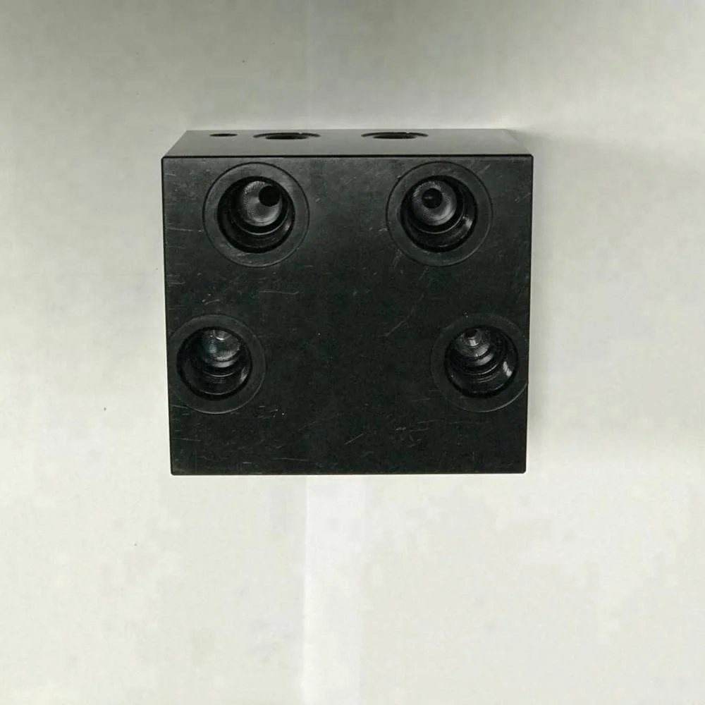 
hydraulic valve block and hydraulic relief valve block machining 
