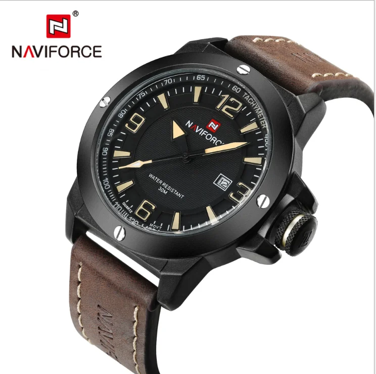 

NAVIFORCE 9077 Men's Watch Fashion Quartz Waterproof Casual Watch Factory Wholesale, Colors