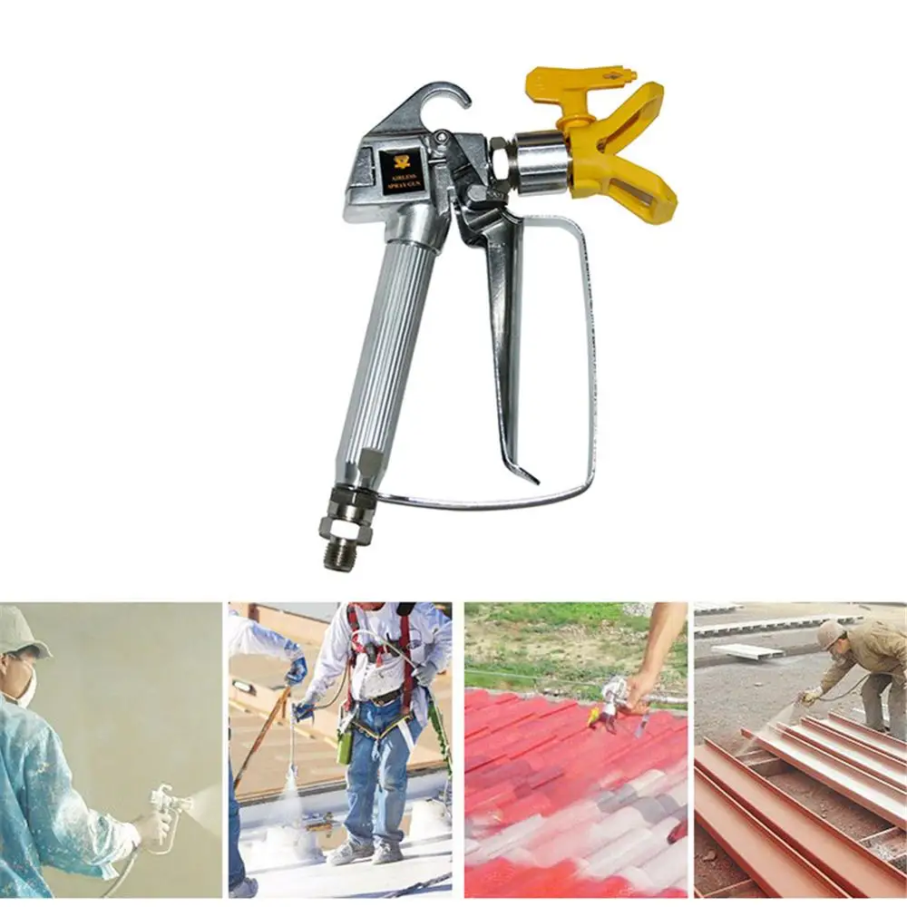 
High Pressure Airless Paint Spray Gun Airless Spray Parts Airless Spray Equipment Hand Paint Sprayer Latex Paint Gun PG-1314 