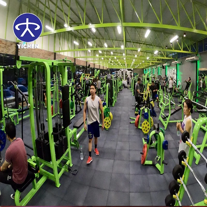 Indoor Gym Interlocking Rubber Floor Protective Flooring Mats Gym