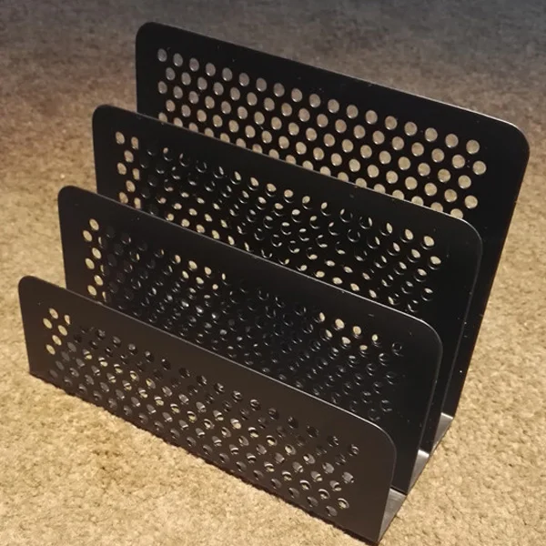 
Metal mesh office desktop organizer letter shelf letter holder 