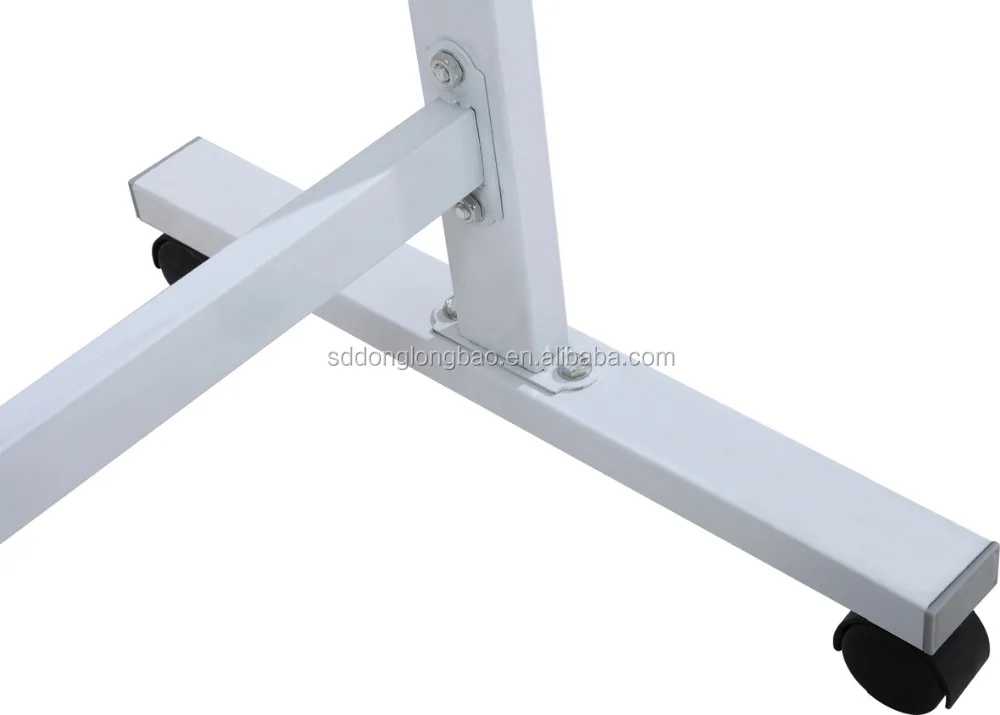 
Magnetic Glass Flipchart Mobile Glass Board Whiteboard with wheel white writing board for office and school BW-VA-G 