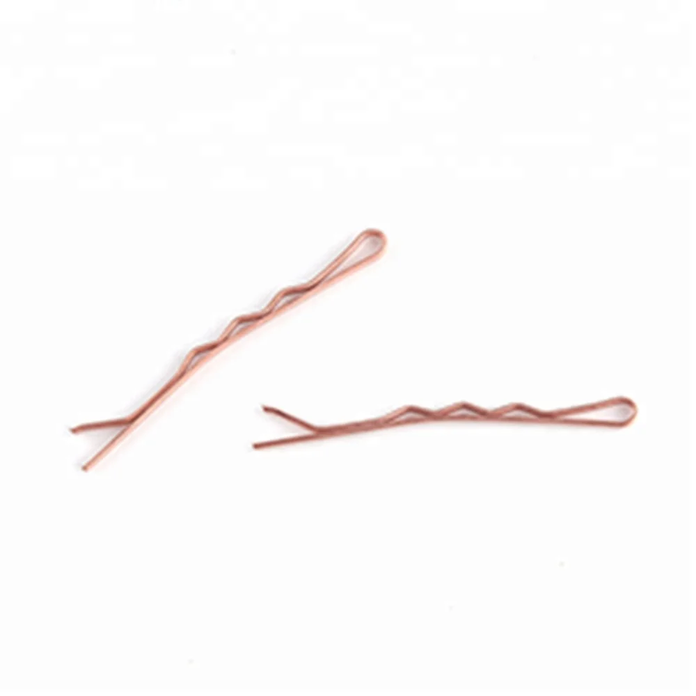 Fashion Rose Gold Curled Decorative Hair Accessories Pretty Bobby