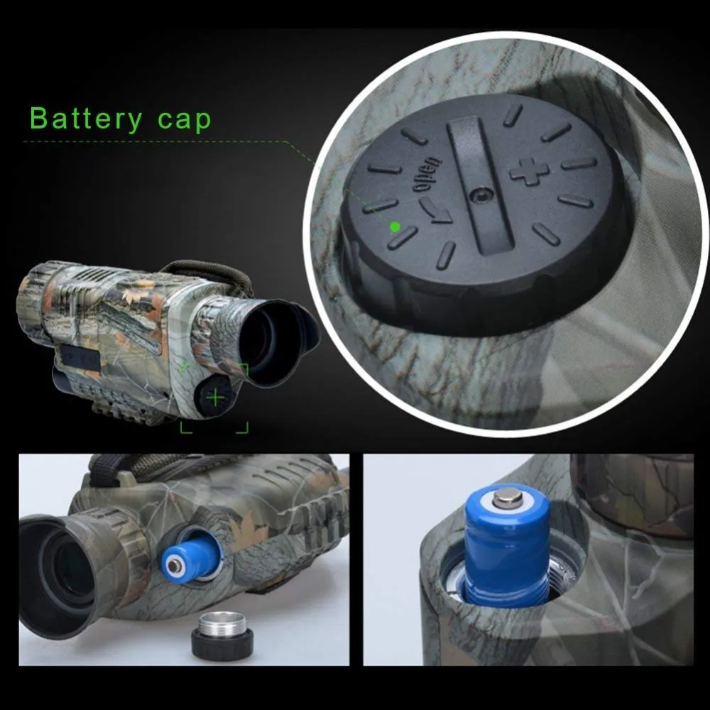 Infrared Illuminator Night Vision Monocular Telescope,5x40 Night Vision