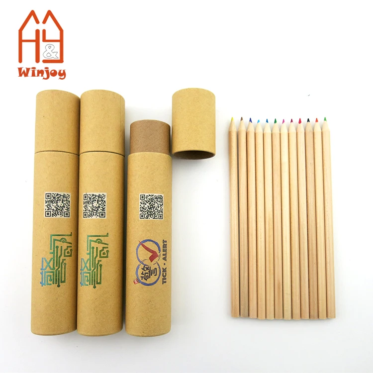 6 Different Colores Pencil Set With Sharpener Painting Pencils For Kids