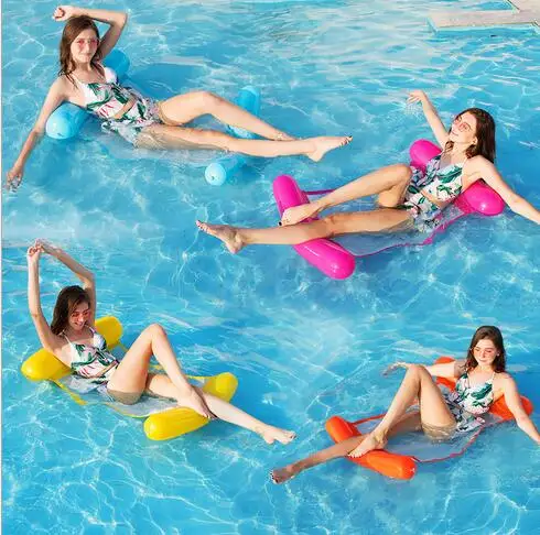 Inflatable Rafts Portable Water Lounger Hammock Pool Float