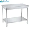 Heavy duty stainless steel commercial food prep work table for sale