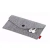 High Quality First Layer Felt Case For Samsung Note 2 With Strap Design , Cell Phone Neck Hanging Bag