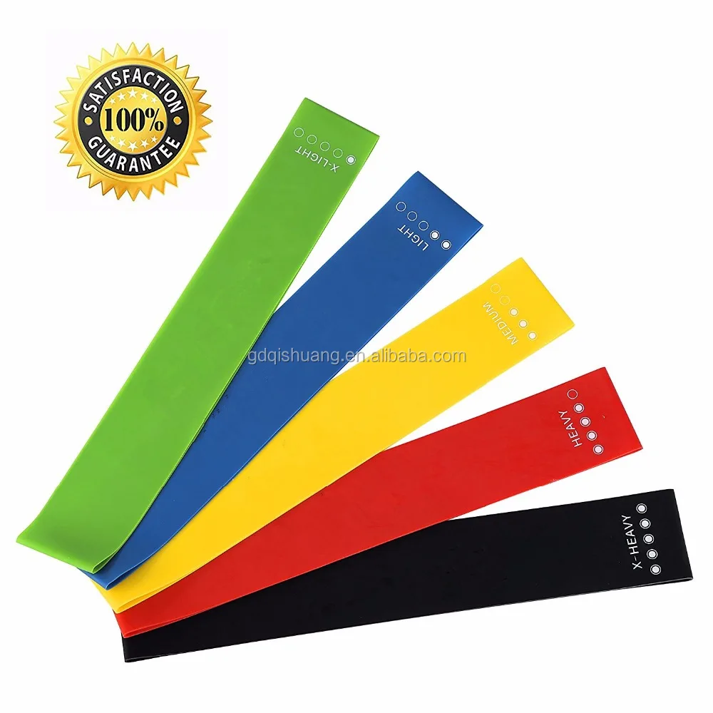 

Free Sample Loop Exercise 5 Resistance Bands For Bodybuilding, Yellow/red/green/black/blue/orange