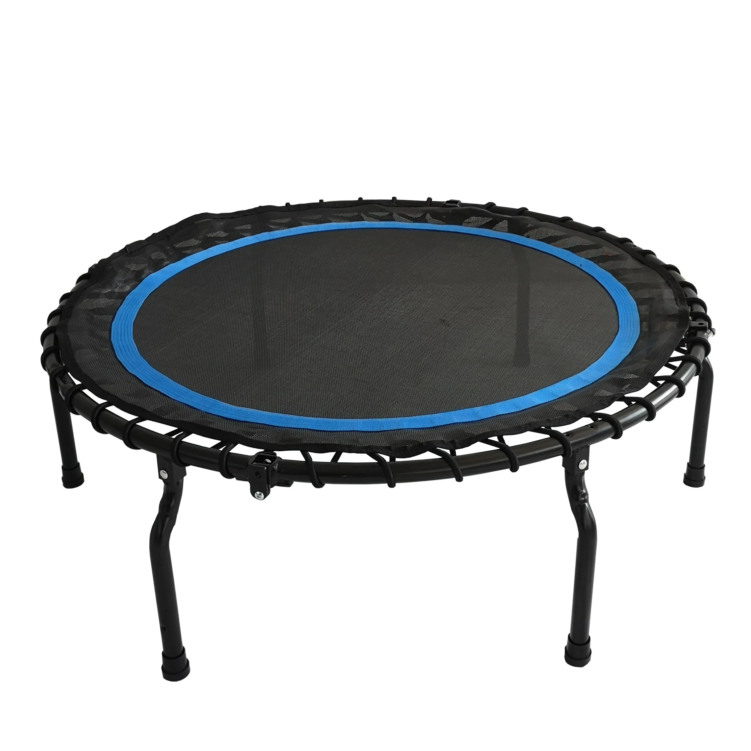 宝翔其 gs 40英寸 102厘米室内健身折叠折叠迷你蹦床弹性绳圆蹦床 - b