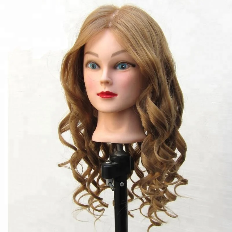 

new style 100% human hair dressing training heads practice mannequin head