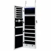 mail order wooden wall mount led mirror cabinet for jewelry