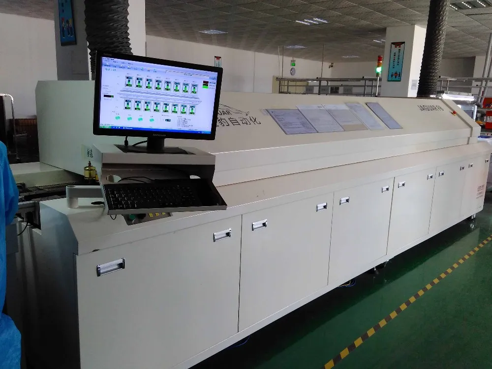 High Quality Good Price Eight Heat Zones PCB Reflow Soldering Oven Machine