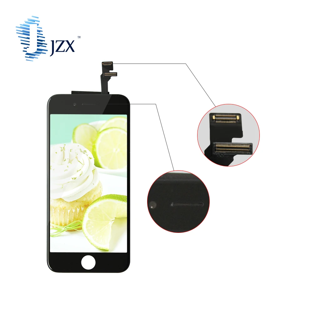 

[JZX] for iphone 6 lcd screen replacement 4.7,lcd assembly for iphone 6, White/black