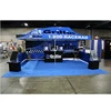 BT 10'x20' custom printed pop up canopy tent with rail skirts and back wall