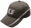 Construction cotton twill custom logo flat embroidery jointed panels charcoal baseball cap