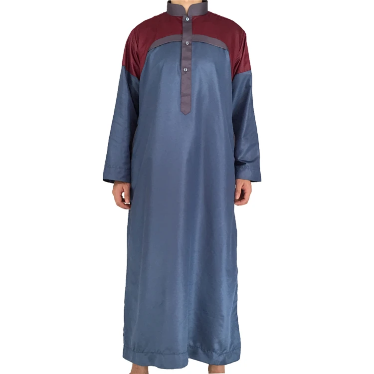 

Latest Design Men Saudi Style Thobe Daffah Dishdasha Islamic Arabian Kaftan, 6 colors mix