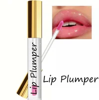 

High quality natural lipstick oil private label clear lip plumper gloss clear vegan lip gloss