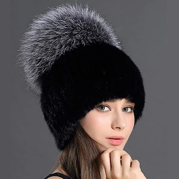 

CX-C-16C China Wholesale Hot Sale Cheap Women Fashion Real Knitted Mink Fur Hat