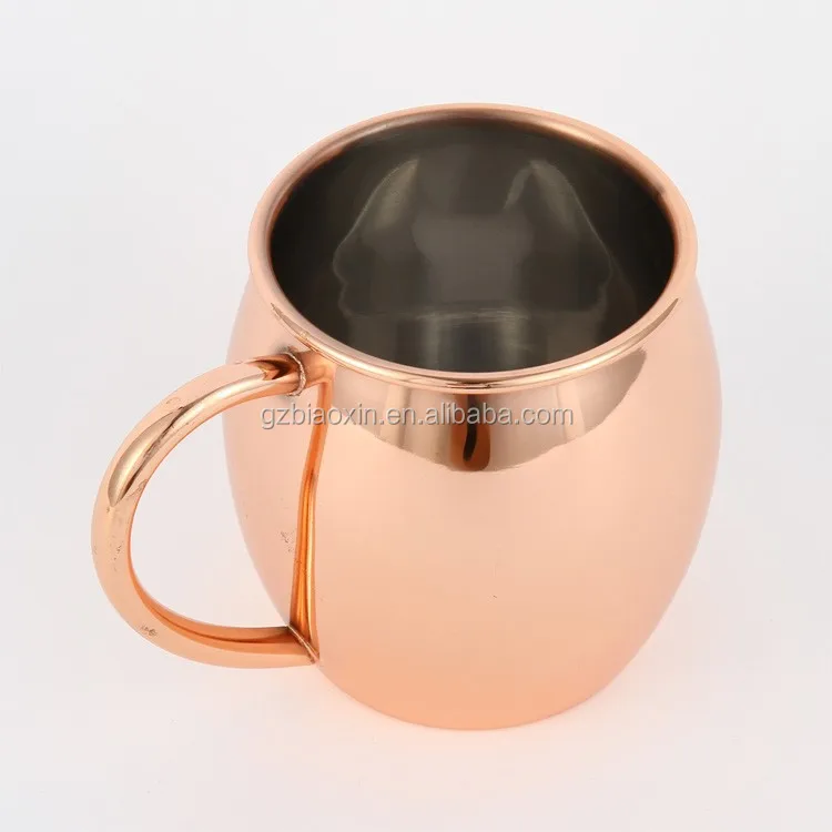 
16 oz stainless steel copper plated mug 16 oz stainless steel copper plated mug