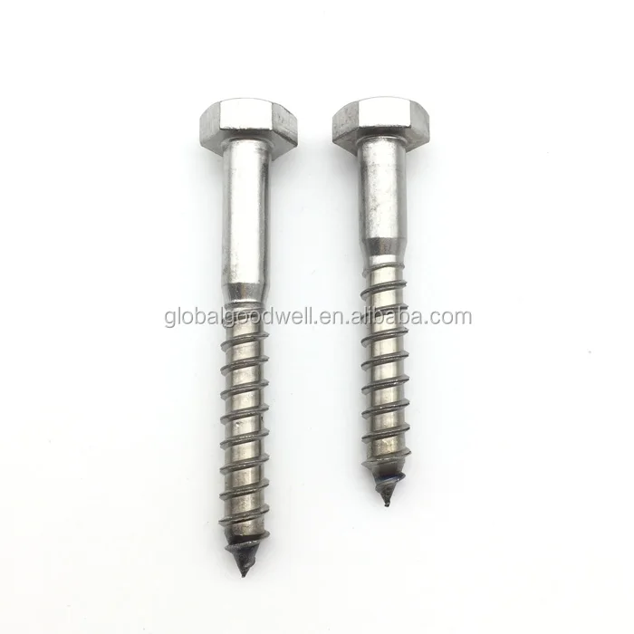 Bulloni 5/16 X 1 1/2 Bulloni Lag Testa Esagonale 5/16 X 1 1/2 In Acciaio Inox 316 - Grado Marino (Confezione Da 10) Bulloni Testa Esagonale Acciaio Inox 316