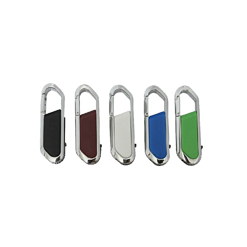 

2018 Elegant Swivel Hook Clip Stick 4gb Metal Usb Keychain Pendrive