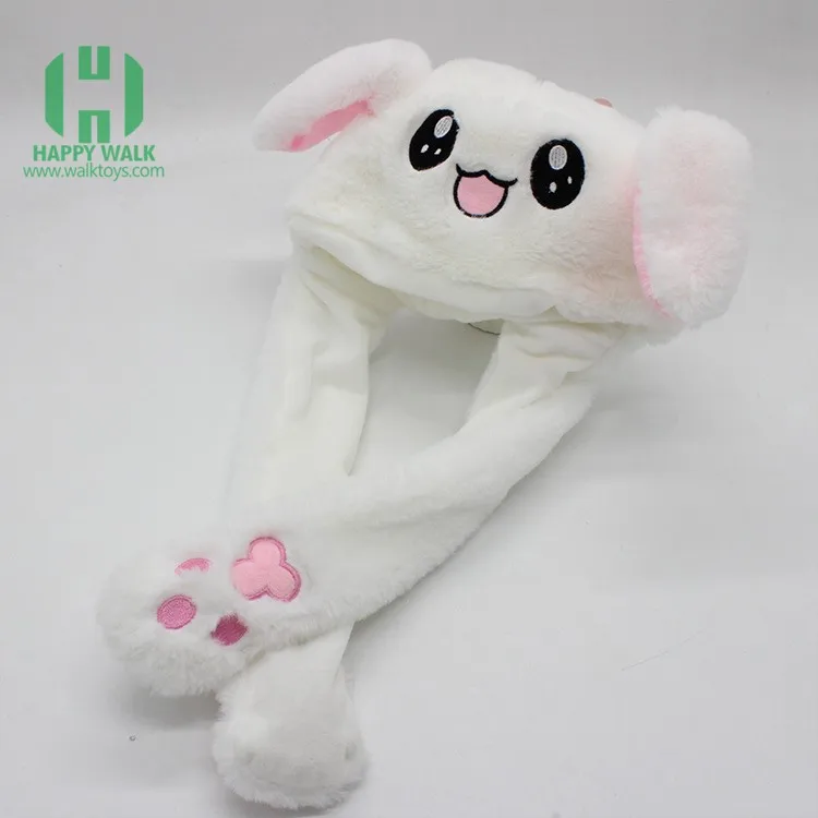 Hi Ce Wholesale Plush Rabbit Pig Super Soft Ear Flap Hat Moveable ...