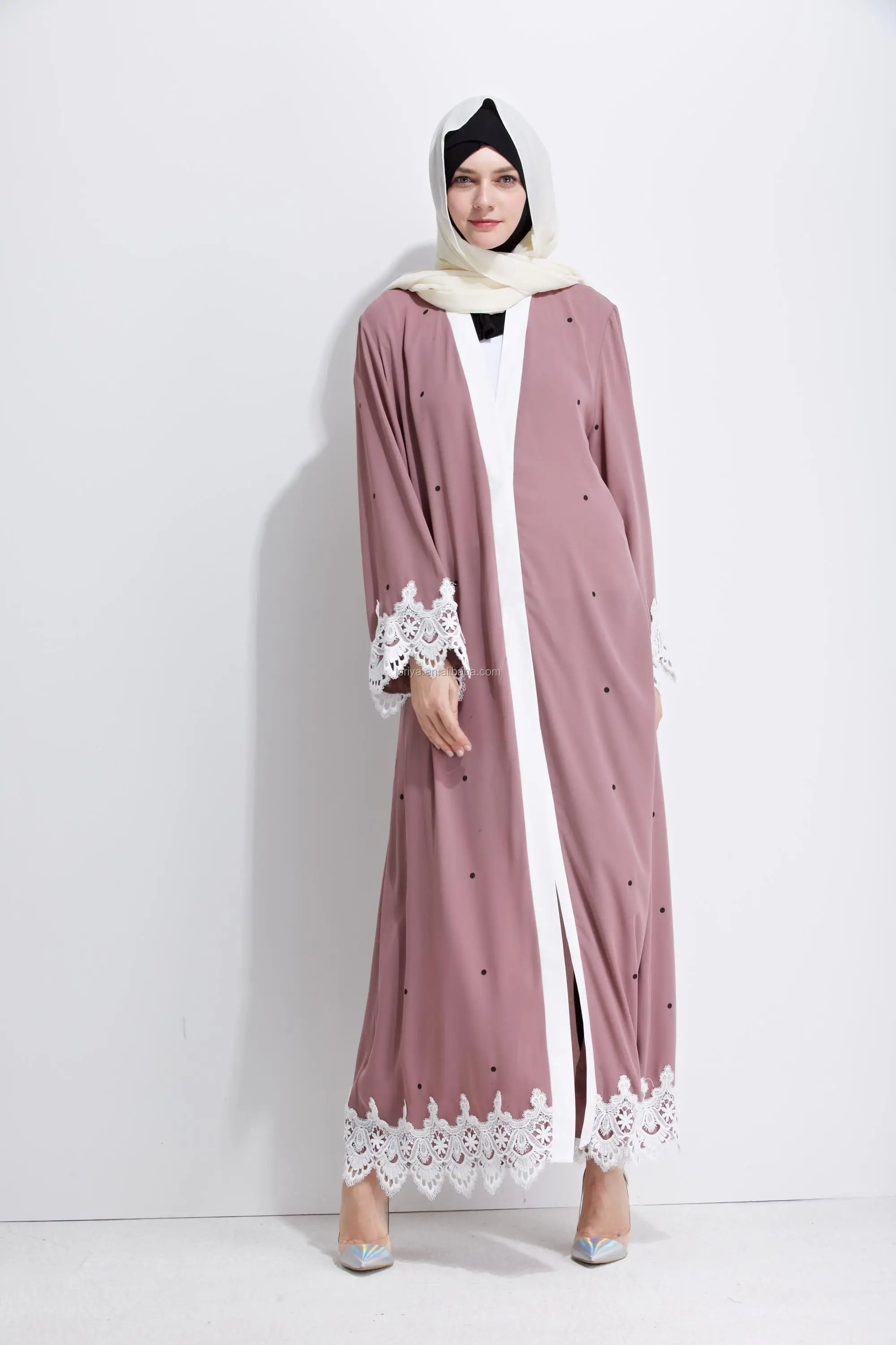 Good Design Pink Modern Islamic Clothing Abaya - Buy Fashion Islamic ...