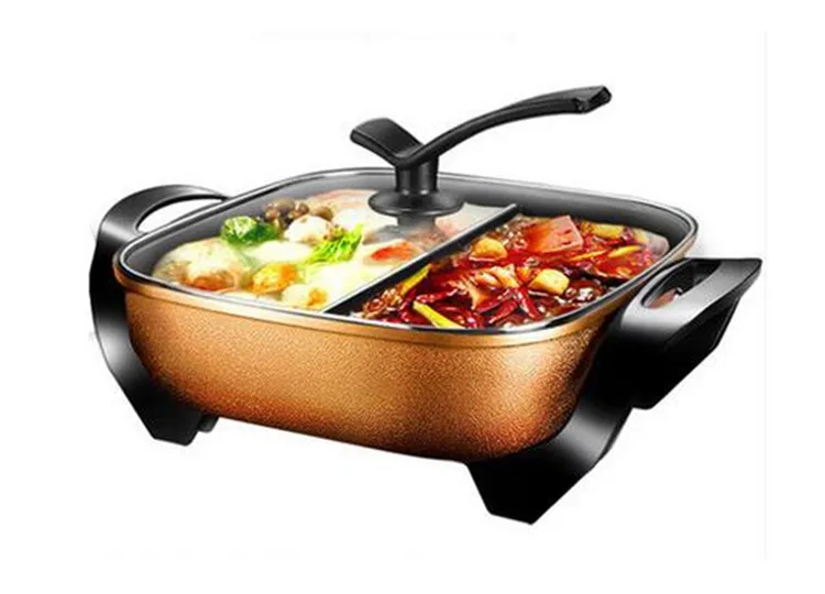 
High Quality Electric Divided Frying Pan for Home Use 