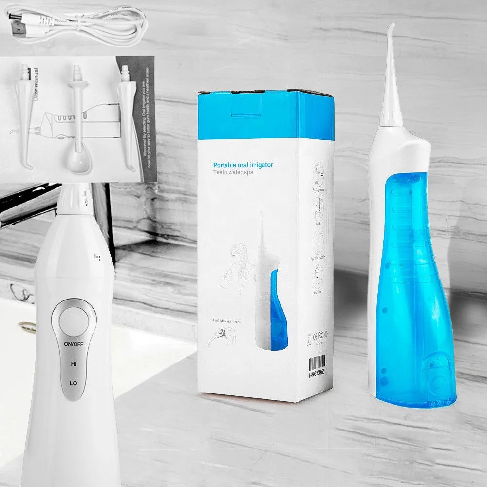

2018 As Seen On TV High Quality Water Flosser Waterproof Oral Irrigator, Green
