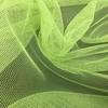 DTY 100 polyester knitted low stretch small square mesh net fabric