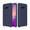 For Samsung Galaxy S10 Case Colorful Liquid Silicon Inside Microfiber Cloth Back Cover Mobile Phone Shell