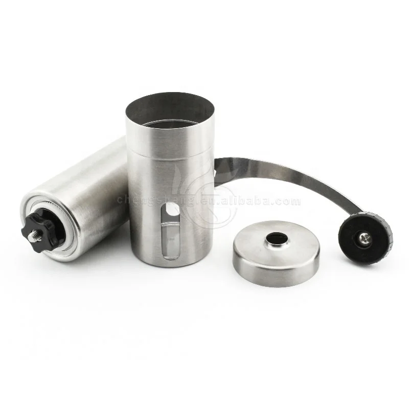 
Portable Detachable Coffee Tools Ceramics Burr Grinders Hot Selling Top Quality Stainless Steel Mini Manual Coffee Grinder Set 
